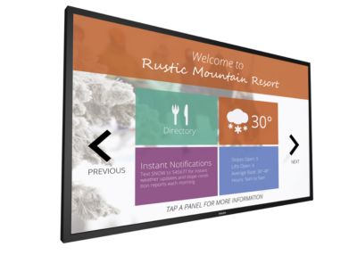 Phillips 65" Signage Solutions Multi-Touch Display