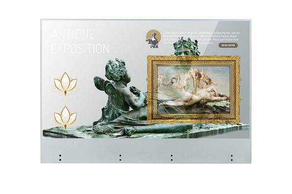 55” EW5TF-A Series Transparent OLED PCAP Touch Screen Digital Signage with Tempered Front Glass
