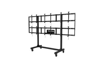 SmartMount® Portable Video Wall Cart 2x2 and 3x2 Configuration
