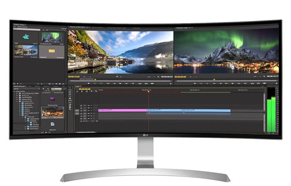 34'' IPS WQHD UltraWide™ Curved Monitor (3440x1440) with USB Type-C™, USB 3.0 Quick Charge, FreeSync™, Flicker Safe, Black Stabilizer & Game Mode