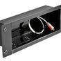 Recessed Cable Management and Power Storage Accessory Box