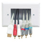 Easy Mount Recessed Low Voltage Cable Plate
