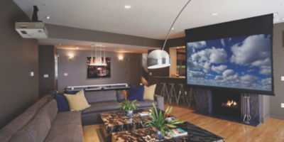 Flush Ceiling Projector Mount