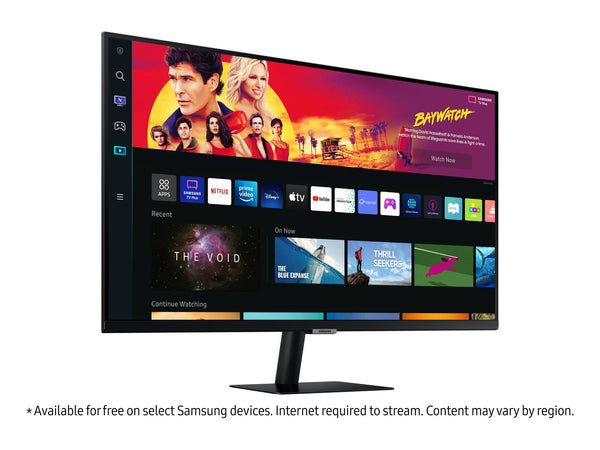 32 M70B 4K UHD Smart Monitor with Streaming TV in Black