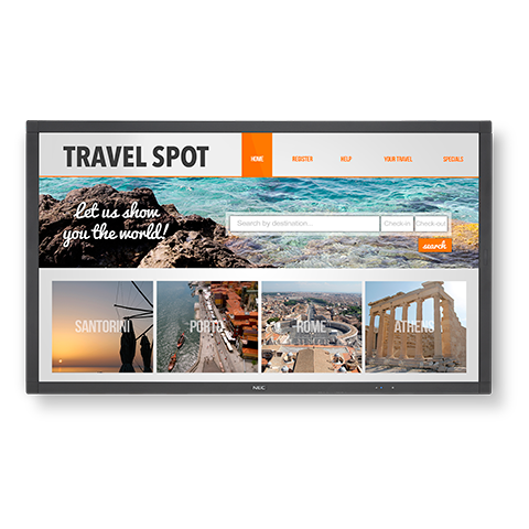 55" Touch Integrated Large Screen Display