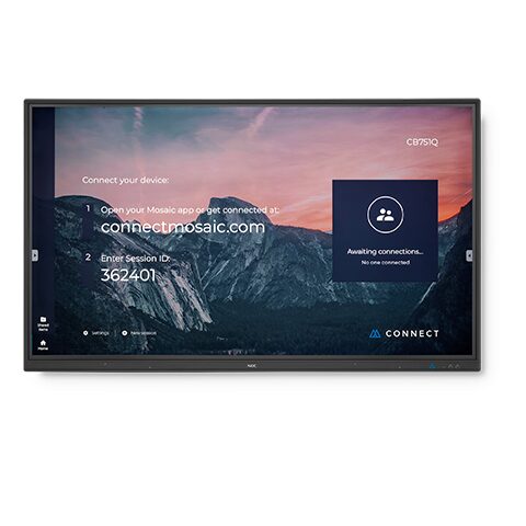 NEC 4K UHD Display with integrated SoC MediaPlayer w/ CMS platform