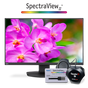 24” Full HD Business-Class Widescreen Desktop Monitor w/ Ultra-Narrow Bezel with SpectraView Color Calibration Solution