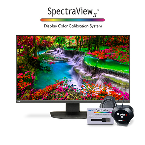 27” Full HD Desktop Monitor w/ Ultra-Narrow Bezel and SpectraViewII Color Calibration Solution