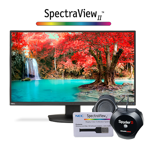 27” WQHD Desktop Monitor w/ Ultra-Narrow Bezel and SpectraViewII Color Calibration Solution
