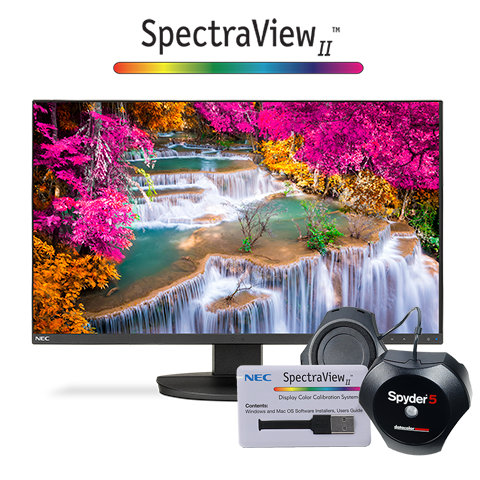 27” 4K UHD Business-Class Widescreen Desktop Monitor w/USB-C Charging and SpectraViewII Color Calibration Solution