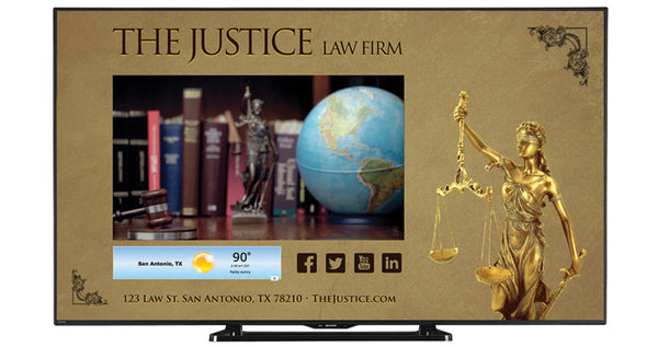 Sharp Electronics Sharp AQUOS LC-80LE661U Digital Signage Display, Commercial LED Smart TV