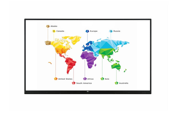 86” TR3BF-B Series IR Multi-Touch Point UHD IPS Digital Display