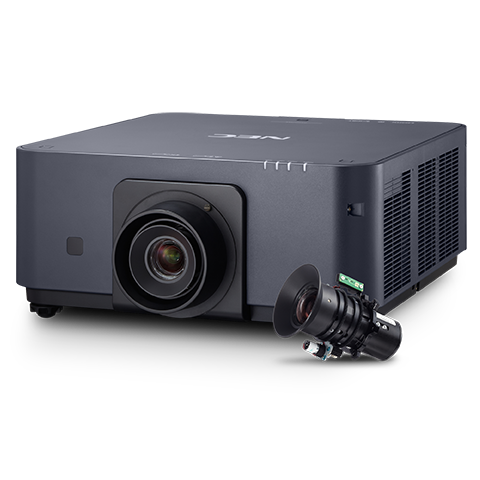 NEC 6000-lumen Advanced Professional Installation Laser Projector w/Lens