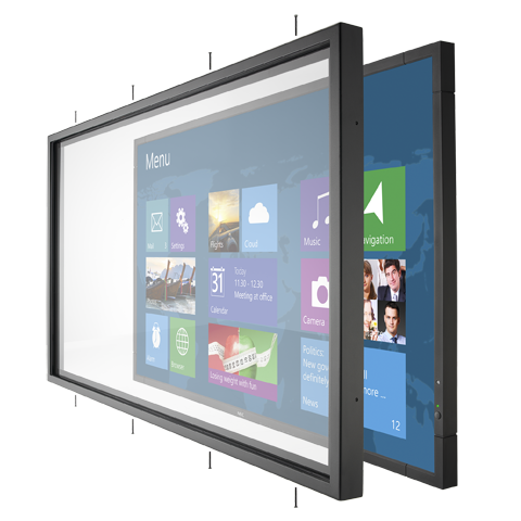 Infrared Multi-Touch Overlay accessory for the V801 large-screen display