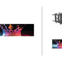 Samsung UD55E-B UD-E-B Series 55" Direct-Lit LED Display 1x2 KIT WITH Peerless Mounts