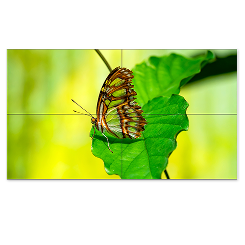 55" Ultra-Narrow Bezel 4 display video wall