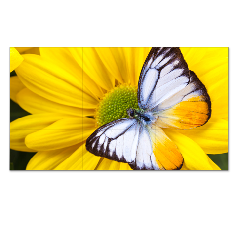 55” LED Backlit 0.88mm Ultra-Narrow Bezel 3x3 Video Wall Bundle