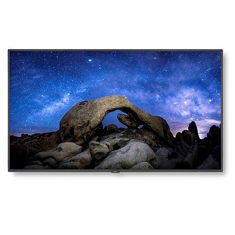 55" 4K UHD Professional Display with integrated ATSC Tuner