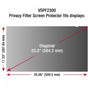 Viewsonic Viewsonic Privacy Filter Screen Protector - 23"Monitor