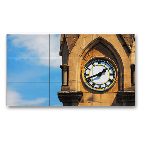 55" Ultra Narrow Bezel S-IPS Tile Matrix Video Wall Solution